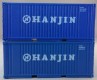 Set of 2 20' Containers "Hanjin"